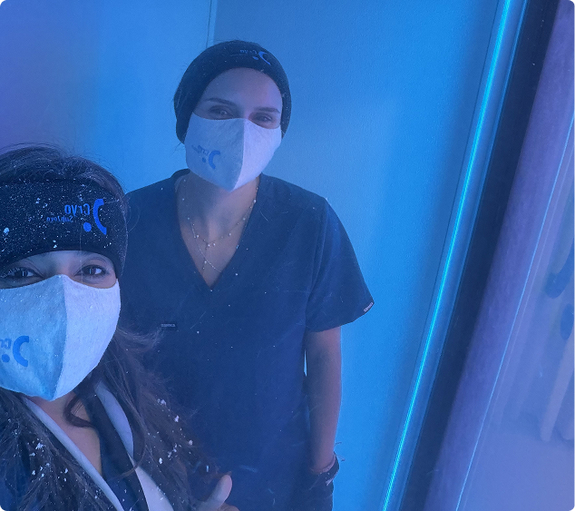 Cryotherapy session